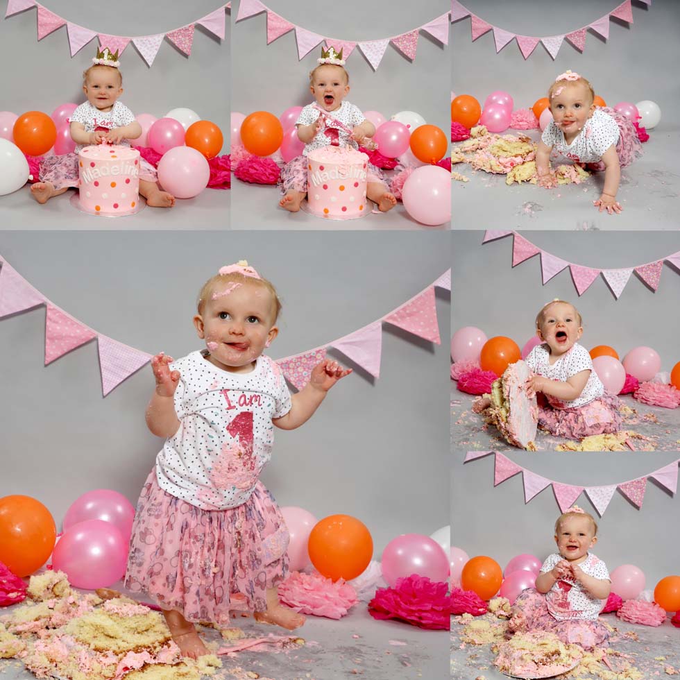 Cake smash photo shoot, cake smash, 1st birthday, cake smashing