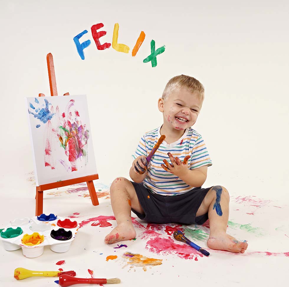 Paint Splash, Paint splash photography, paint splash photoshoot, 2nd birthday, 3rd birthday photoshoot